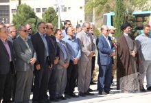 گزارش تصویری مراسم غبار روبی مزار شهدا